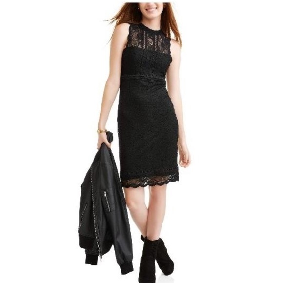 Liberty Love Dresses & Skirts - Liberty Love Lace Overlay Bodycon Dress NWT